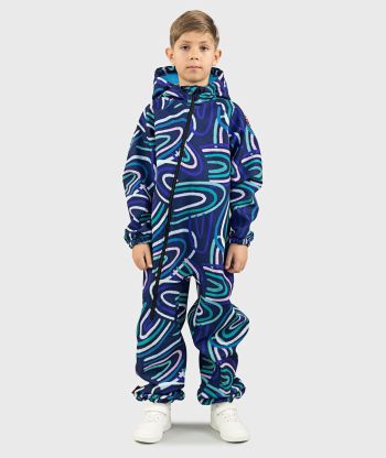 Waterproof Softshell Overall Comfy Regnbåge Jumpsuit