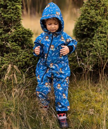 Waterproof Softshell Overall Comfy Smiley Lions Jumpsuit