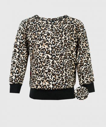 Long Sleeve T-Shirt Leopard Print