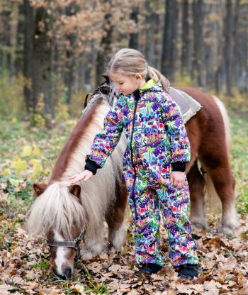 Waterproof Softshell Overall Comfy Graffiti Jumpsuit