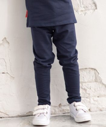 Thermal French Terry Pants Dark Blue