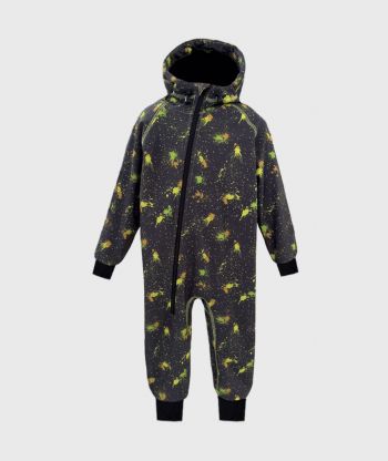 Waterproof Softshell Overall Comfy Flashy Spots Jumpsuit