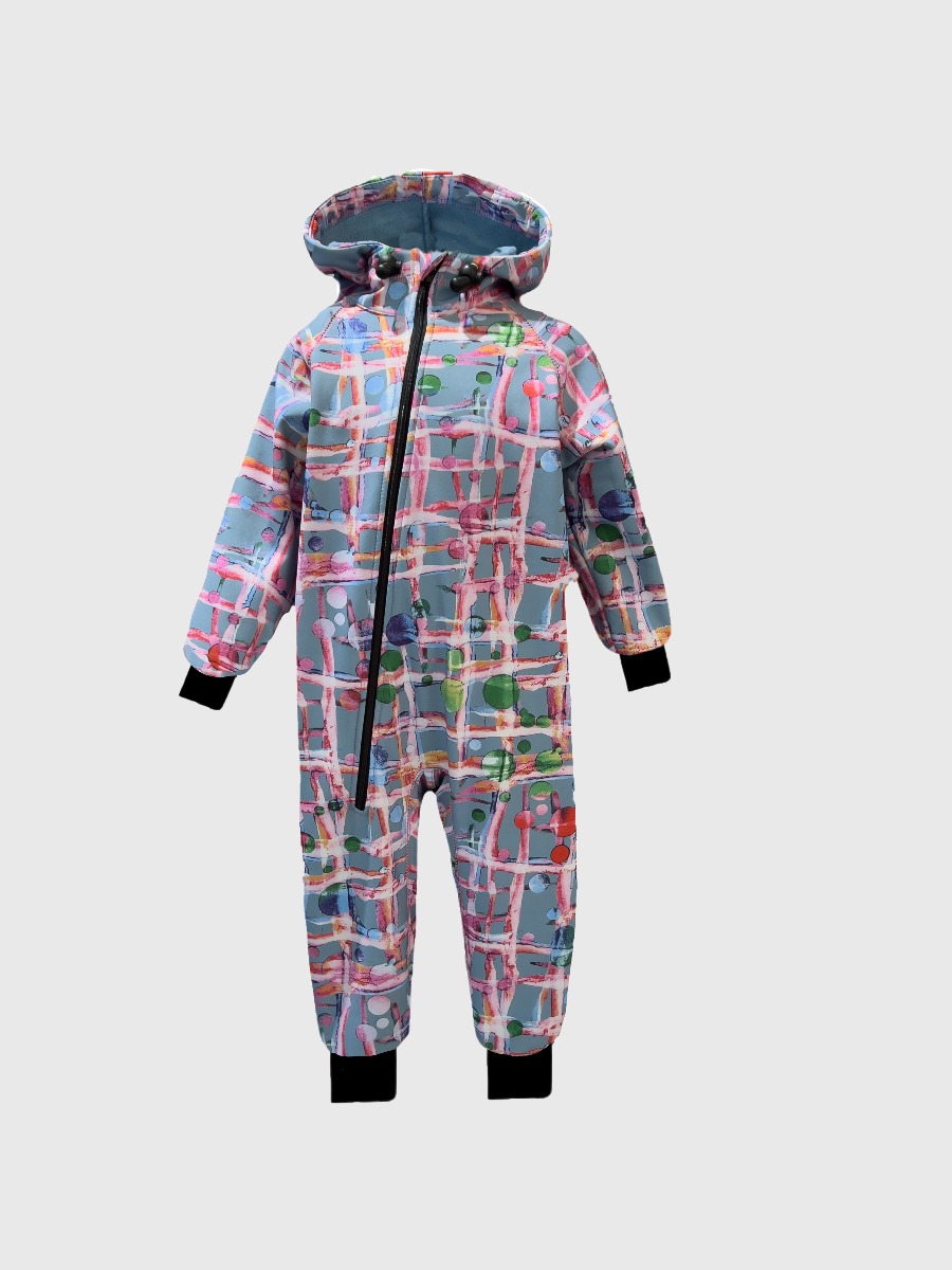 Waterproof Softshell Overall Comfy Multicolor Configuration Jumpsuit